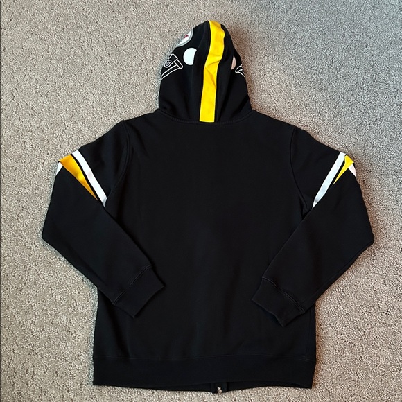 NFL Pittsburgh Steelers Youth Hoodie Football Zip-up Sweatshirt Large 14/16 - Picture 11 of 12